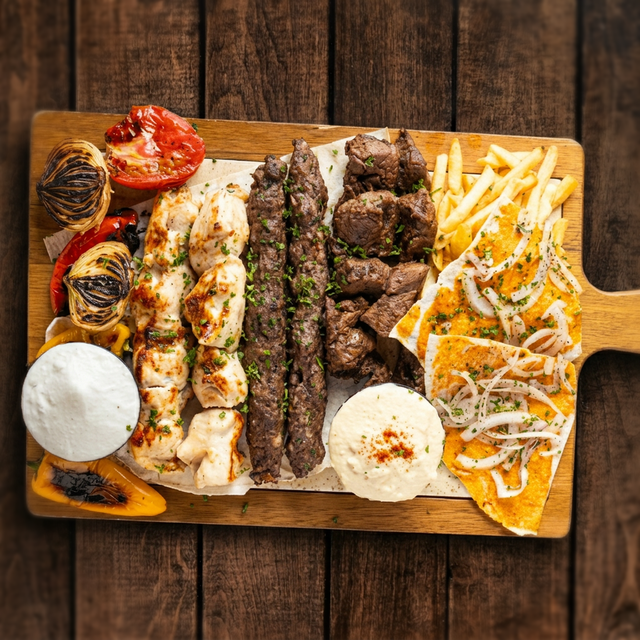 Mixed Grill Kabab.