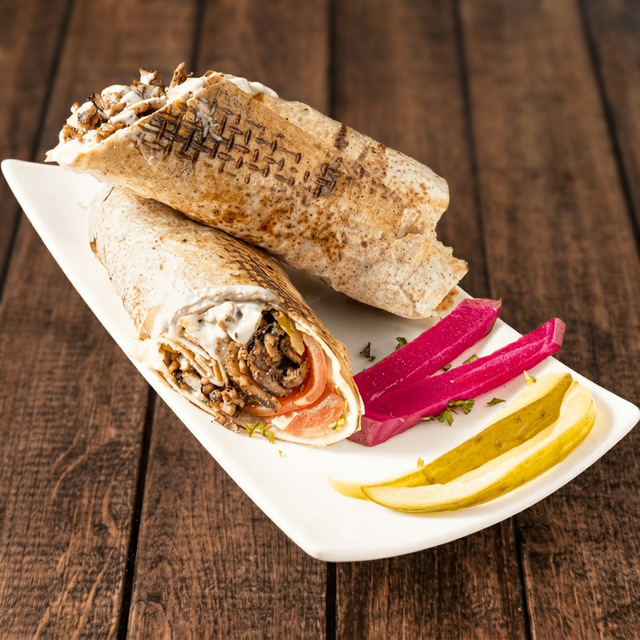 CHICKEN SHAWARMA PITA.